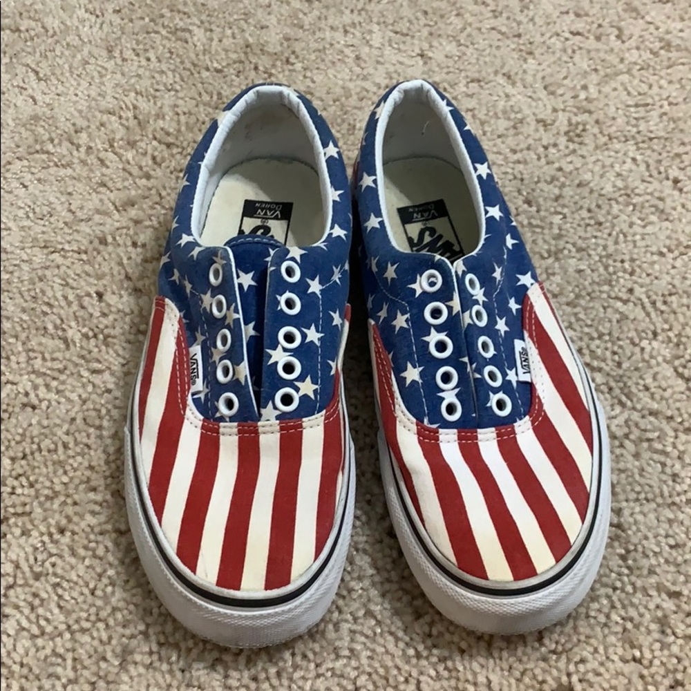 American Flag Vans